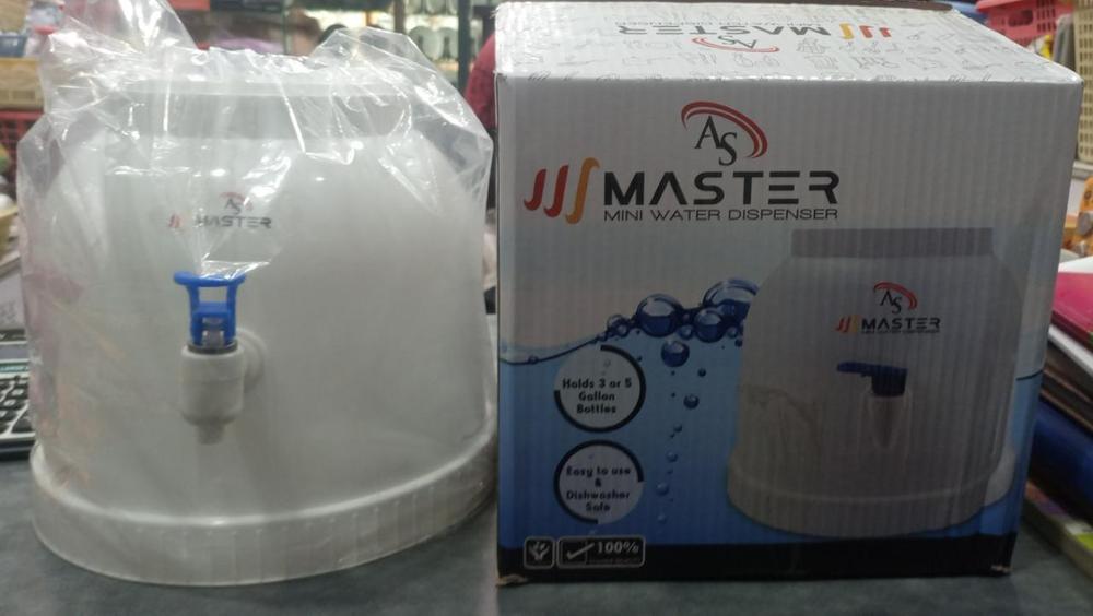Mini Water Dispenser Grey ABS Plastic Kitchen Use
