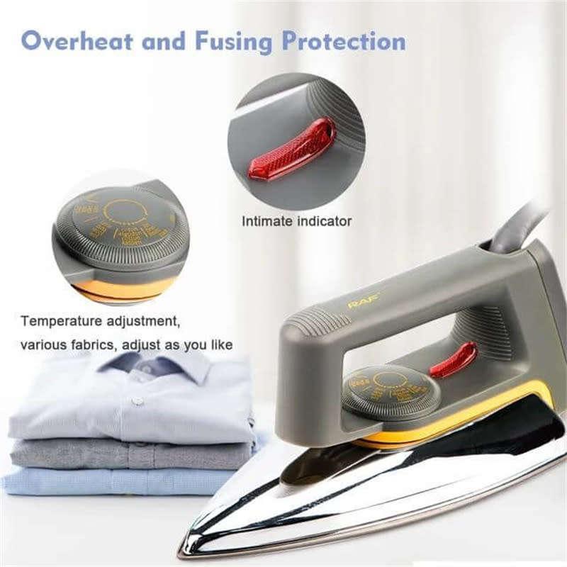Stainless Steel Dry Iron Black Engonmoic Handle