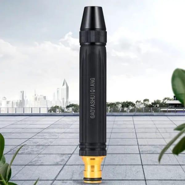 Premium Metal Water Nozzle Black Adjustable spray