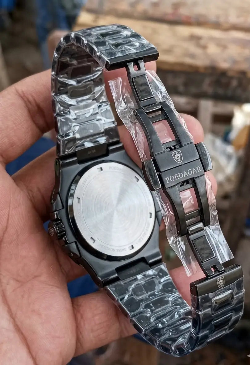 POEDAGAR Luxury Man's Quartz Wristwatch