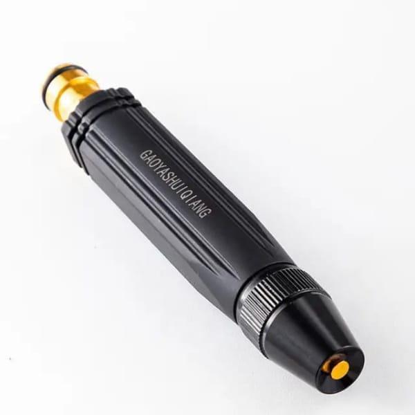 Premium Metal Water Nozzle Black Adjustable spray