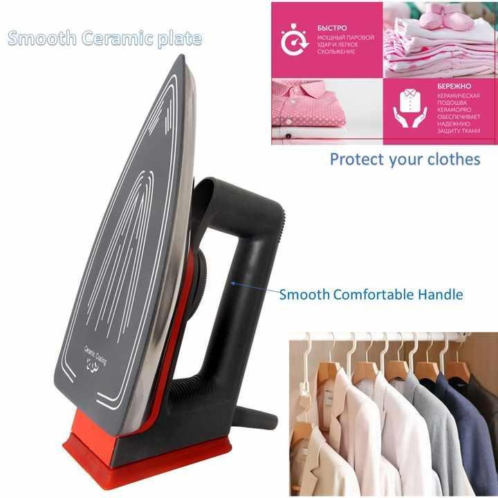 Stainless Steel Dry Iron Black Engonmoic Handle